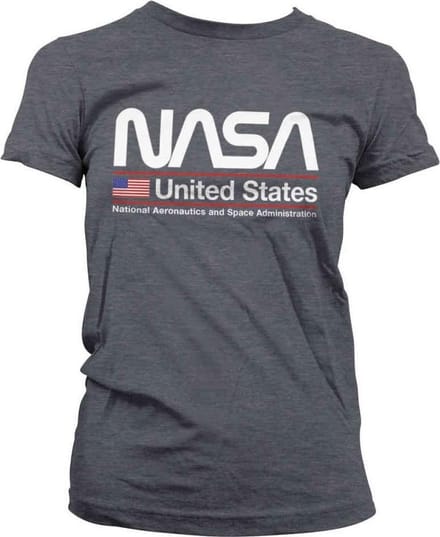 NASA Dames Tshirt -XL- United States Grijs