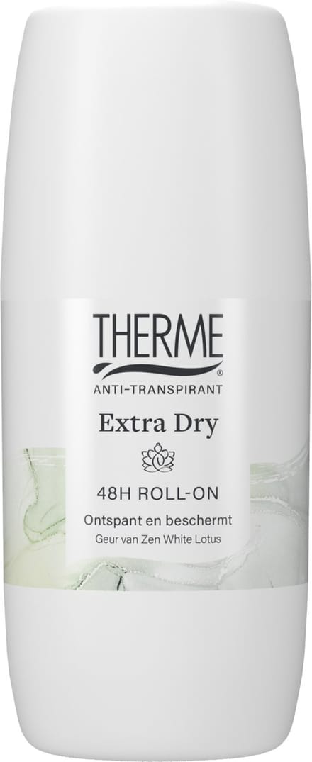 THERME Anti-Transpirant Extra Dry Zen White Lotus Roller - 6 x 60 ml