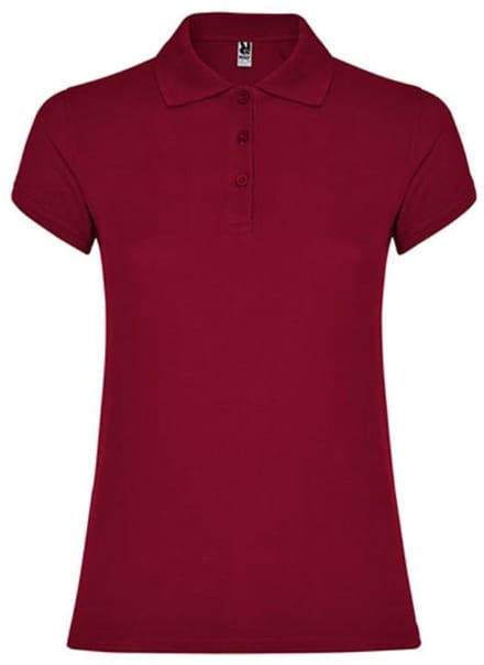 Roly - Star Dames Polo - Garnet Red 57 maat L