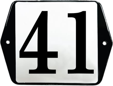 Emaille huisummer model oor - 41