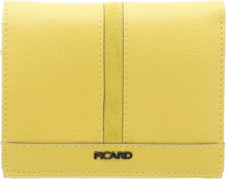 PICARD Leren Portemonnee Marie 1 Flap Wallet Lemon Geel