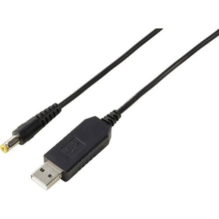 VOLTCRAFT USB-spanningsomvormer DC laagspanningsstekker 5,5 x 2,1 mm Black DC/DC omvormer, Met DC-adapter