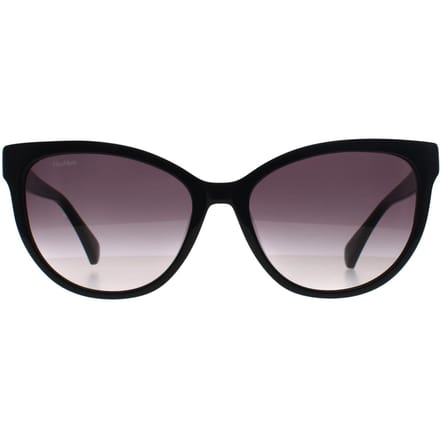 Max Mara Ronde Dames Glimmend Zwart Rook Grijs Kleurverloop MM0058 Logo 13