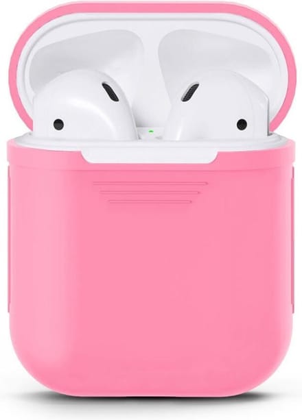Siliconen case | geschikt voor airpods | roze
