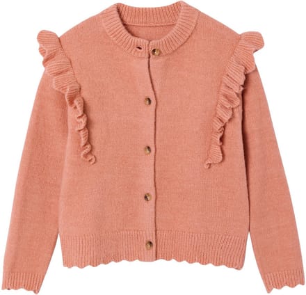 Vertbaudet Meisjesvest met fantasie ruches