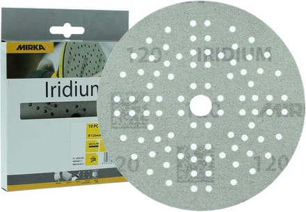 MIRKA Iridium 125mm P 80 - 10 stuks blister