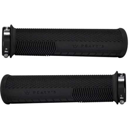 Peaty´s Monarch Knurl Thin Handvatten Zwart 138 mm