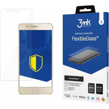 3MK FlexibleGlass - Beschermfolie - Voor Huawei Honor 8 - Hybride Constructie - Anti-Crash