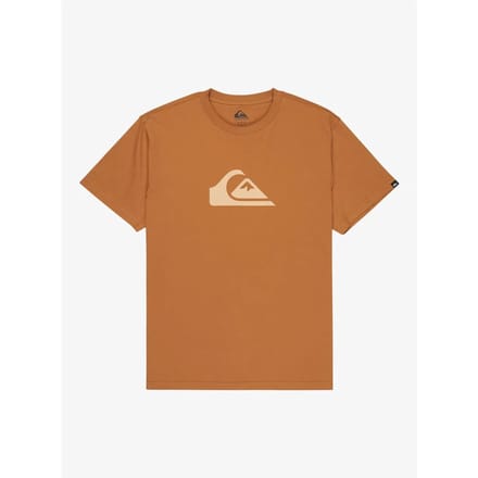 Quiksilver Evo Comp Logo T-shirt Met Korte Mouwen Bruin S Man