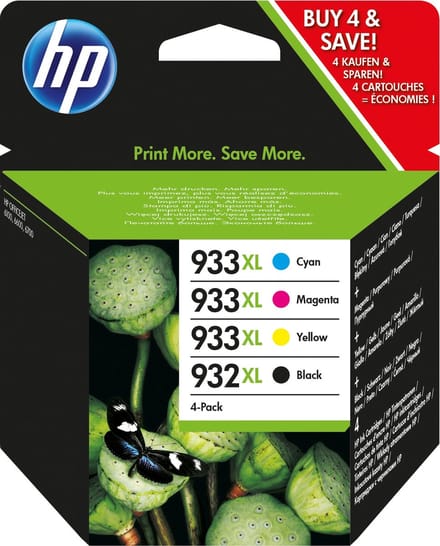HP Inktcartridge 932XL / 933XL (C2P42AE) 4-kleuren Multipack Hoge capaciteit