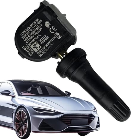 Bandensensor Vervanging - TPMS Sensor - Voertuigonderhoud - Schokbestendige Behuizing - 7.5 x 3.5 x 3 cm - Zwart