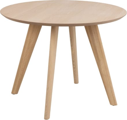 Eettafel Sezze Rond MDF Lichtbruin Ø100cm - Giga Living
