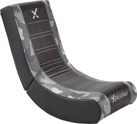 Gamestoel - Geo camo - inklapbaar - video rocker - grijs (X Rocker)