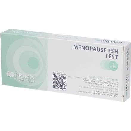 MENOPAUZE FSH in urine - Prima Lab zelftest - 2 tests per kit