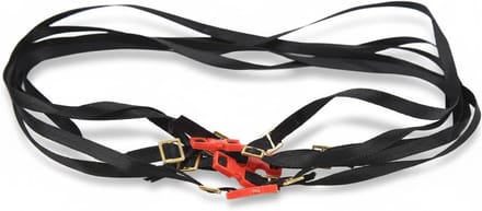 RC Spanbanden Set - Bagage Touwen - Modelbouw Accessoires - Schaal 1:10 Ontwerp - Verstelbaar - Rood