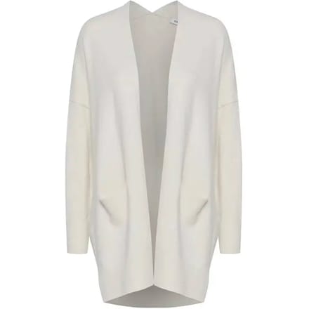 Ichi gebreid vest Ecru-Xs/S