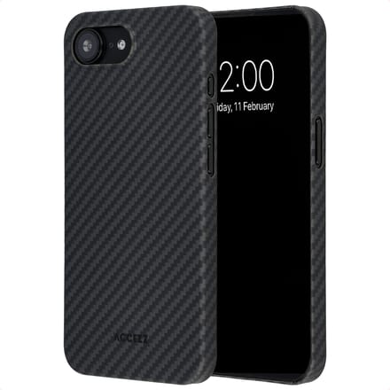 Accezz Hoesje - Geschikt voor Apple iPhone 17e / 16e - backcover - Zwart