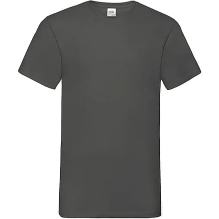 V-hals T-shirt Fruit of the Loom Valueweight