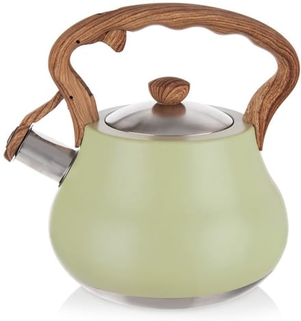 Orion Greenish Serie - Stalen Fluitketel - 3L - Automatische Fluit - Soft Touch Handgreep