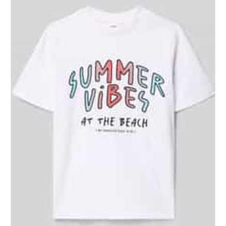 T-shirt van jersey met wisselende print kind s.Oliver