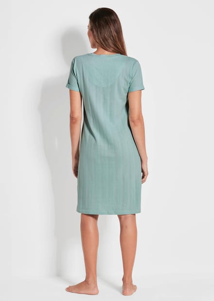 Nachthemd met korte mouwen - mintgroen - Gr. 24/25 van Goldner Fashion