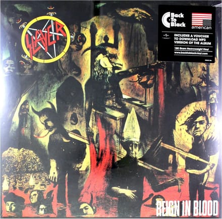 Reign in Blood Vinyl 180 gram met download