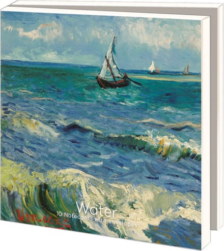 Kaartenmapje met env, vierkant: Water, Van Gogh Museum