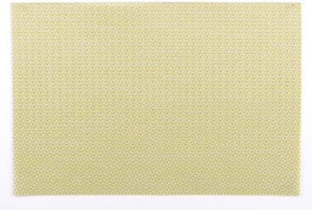 Rasteli - Placemat - kunststof - groen - B45 x L30 cm - 4 stuks