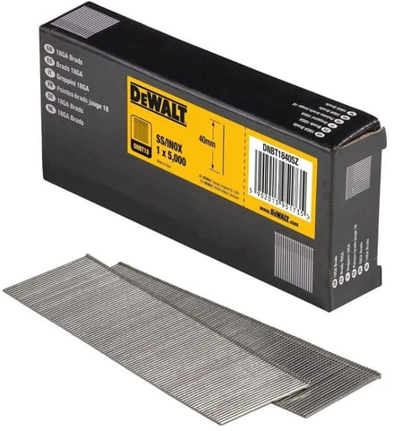 DeWALT DNBT1840SZ Spijkers 40 mm 18Ga RVS (5000 stuks)