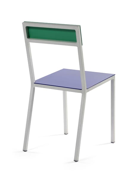 valerie_objects Alu Chair - dark blue, green