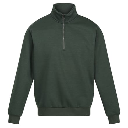 Regatta Heren Pro Quarter Zip Sweatshirt (Donkergroen)