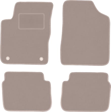 Beige veloursmatten voor: Hyundai i10 hatchback (2007-2013)