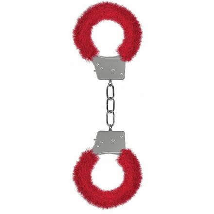 Shots Ouch! HandBoeien Beginner's Handcuffs Furry zwart