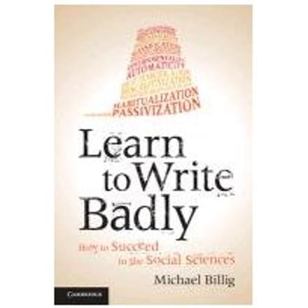 Learn To Write Badly - Prof. Michael (Loughborough Univ