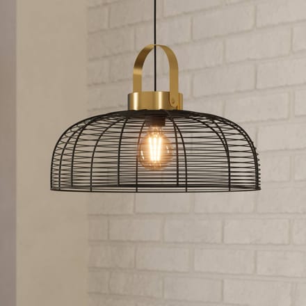 EGLO Hanglamp Roundham, doorsnede 45 cm