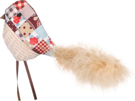 Flamingo Vinta Vogel + Veer - Kattenspeelgoed - Beige