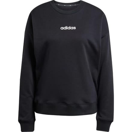 Adidas Essentials Linear French Terry Sweatshirt Zwart XS Vrouw