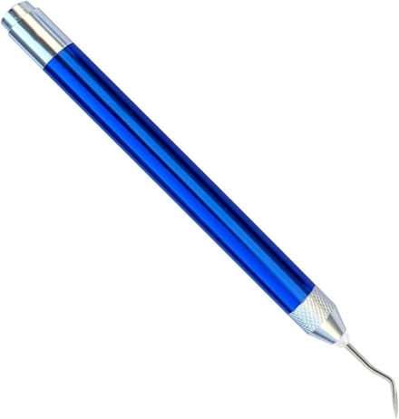 Crafting Pen - Weeding Tool - DIY Knutselen - Geïntegreerde LED Verlichting - 17 cm - Grijs
