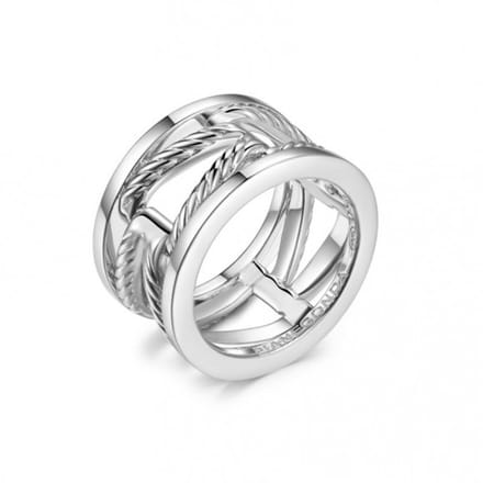 Pianegonda Tecum Ring PCM33B Zilver Wit 61