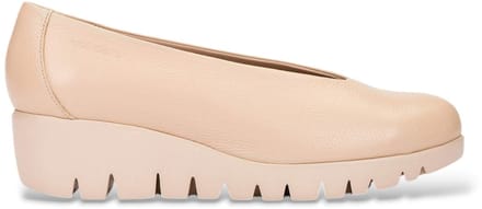 Wonders Beige Vliegen Leren Mocassins