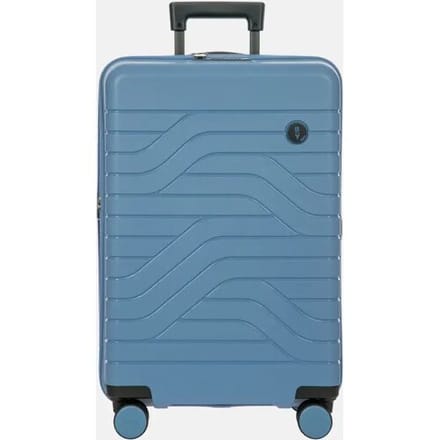 BRIC'S Ulisse Trolley 65 cm / 68 - 75 L Expandable Grey Blue Blauw