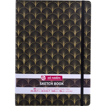 Talens Art Creation Schetsboek Art Deco | 21 x 29,7 cm, 140 g, 80 vellen