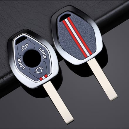 Zinklegering Auto Sleutelhoes Cover Shell Fob Voor Bmw 3 5 7 Serie X5 E53 X3 F83 E46 E39 E38 E60 E63 E61 E64 330I Z3 Z4 E85 E86 M black