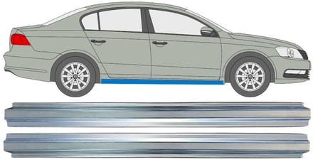 Reparatie dorpel voor Volkswagen Passat B7 2010-2015 / Links + Rechts / Set