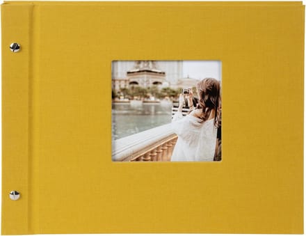 Goldbuch - Schroefalbum Bella Vista - Mosterdgeel