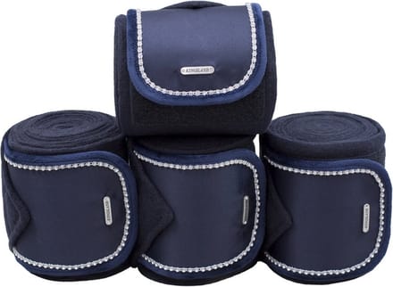 Kingsland Fleece Bandages Oktober Navy - One size size