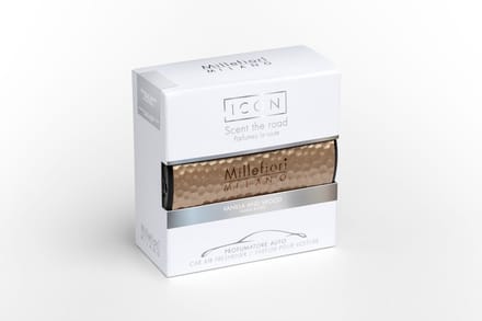 Millefiori Milano - Autoparfum Icon 84 - Goud - Metal Shades - Vanilla & Wood