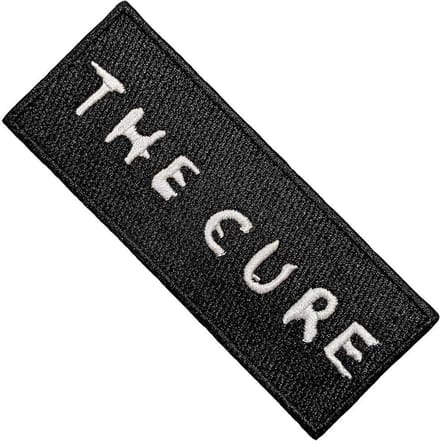 The Cure - Text Logo Patch - Zwart