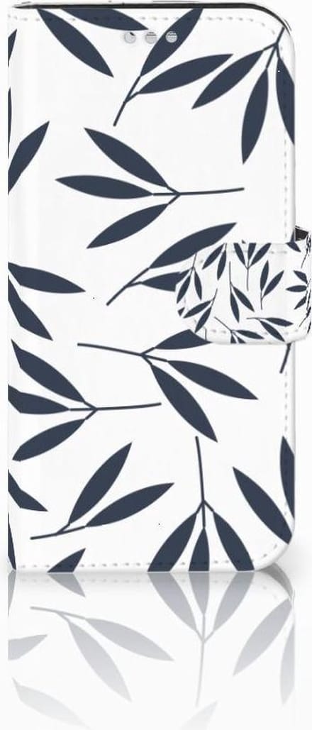 Samsung Galaxy S7 Hoesje Leaves Blue