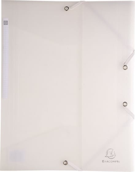 Exacompta 25x Elastomap 3 kleppen Polypro Chromaline - pocket formaat 12x16cm - Geassorteerd - 50889E